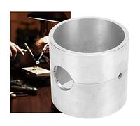 Bac à sable de moulage au sable SustVita et pot de moulage en alliage d'aluminium, un récipient de moulage de bijoux cylindrique pour le travail du métal et les applications