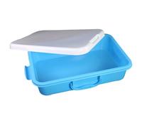 Bac à sable empilable avec couvercle pour intérieur et extérieur - Multicolore - Portable - Organiseur de jouets pour jouets et arts du sable