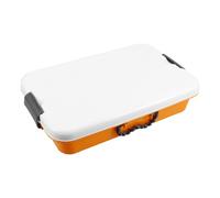 Bac à Sable en Plastique ABS avec Couvercle et Poignée, Jaune | Rangement Léger et Portable, pour Perles D’art et Jouets D’garçon Fille, Usage en Classe ou Dehors