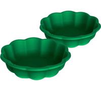 Bac à sable en plastique Fleur 2 76 cm - vert