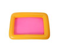Bac à Sable Gonflable en PVC, idéal pour Les Jeux de Sable. Facile à gonfler et à dégonfler, Portable, pour l'été, la Plage ou Le Jardin. (Yellow, 69x97cm)