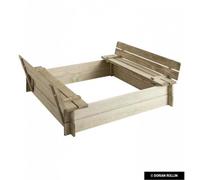 Bac à sable Papillon avec bancs intégrés