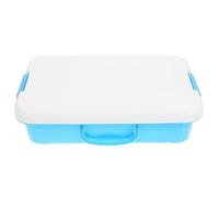 Bac à sable portable pour enfants avec couvercle - Bac sensoriel en plastique pour intérieur/extérieur, jeux et jouets