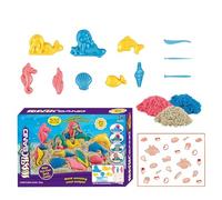 Bac À Sable Sensoriel - Kit de Bac à Sable Sirène Sensoriel,Jouet De À pour - pour de 3 à 5 Ans Intérieur Extérieur Maternelle Plage Salle de Classe Camping Jardin d'Crèche