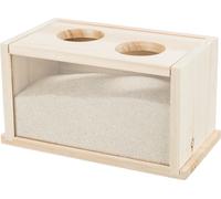 Trixie - Bain de Sable en Bois pour rongeurs - TR-63004