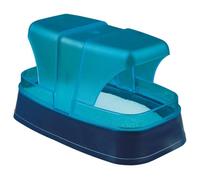 Trixie Bac à sable pour hamsters et souris – Plastique – 17 × 10 × 10 cm – Bleu foncé/Turquoise
