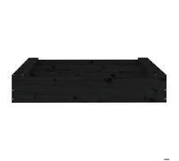 Bac à sable - vidaXL - 111x111x20 cm - Bois de pin massif - Extérieur - Mixte