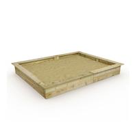 Wickey Bac à Sable King Kong - Vaste Espace de Jeu 195x300 cm, Bois de Qualité Supérieure, Design Robuste, Idéal pour Activités Créatives en Extérieur, Parfait pour Familles