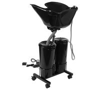 Bac a Shampoing Domicile Bac Coiffure Domicile Bac Pour Laver Les Cheveux Lave Tete Mobile Bac Coiffure Portable Domicile Bac Lavage Cheveux Double Canon, Hauteur Et Angle Réglables