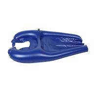 Bac à Shampoing Gonflable Portable PVC pour Soins à Domicile | Forme Ergonomique, Soutien Tête et Nuque, Rangement Facile, pour Patients Alités, Familles et Hôpitaux