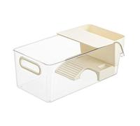 Bac à tortues, enclos pour reptiles, boîte d'élevage transparente avec espace de soleil pour écrevisses, amphibiens, petits animaux domestiques, reptiles
