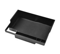 Bac Accoudoir Boîte Compatible Avec Ford Pour Explorer 2020 2001 2022 Organisateur Console Centrale Accoudoir Boîte Rangement Cachée Accessoires Voiture Boîte D'accoudoir Automatique(Black)