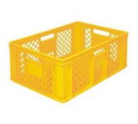 Bac Ajouré 600 x 400 x 240 mm Jaune - Matériel CHR Pro