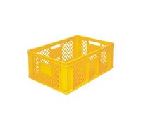 Bac Ajouré 600 x 400 x 240 mm Jaune - Matériel CHR Pro