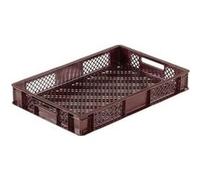 Bac Ajouré 600 x 400 x 90 mm Marron Matériel CHR Pro 1