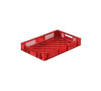 Bac Ajouré 600 x 400 x 90 mm Rouge - Matériel CHR Pro
