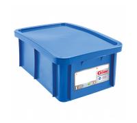 Bac alimentaire renforcé avec couvercle 35 L Gilactiv