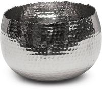 Bac Aluminium 21 X 21 Cm H 13,5 Cm Ext. Bol Argent