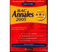 Bac Annales 2005