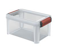 Bac avec couvercle à clips 5 L Clip & Store, coloris transparent