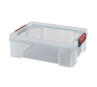 Bac avec couvercle à clips 9 L Clip & Store, coloris transparent