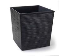 Bac Biron, Graphite Rillenoptik 40x41, 5cm Plastique Cache-Pot Avec Utilisation