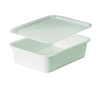 Bac Blanc rectangulaire à pâtons 20 L - 53 x 41 cm