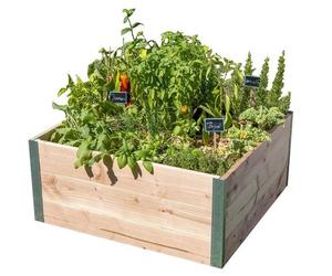 Bac bois douglas design 80x75xh36cm