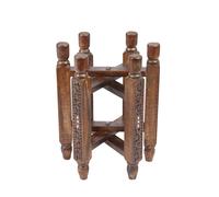 Bac Bougie Plateau Déco Plateau Métal Bougies Coquille Bois 40cm Boho