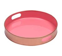 Bac Bougie Plateau Déco Plateau Métal Bougies Coquille Rose 32cm Boho