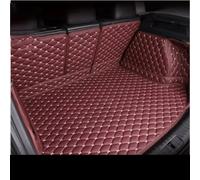 Bac Coffre pour BMW X5 2008 2009 2010 2011 2012 2013 7 Places Coffre pour Cargo Doublure Cuir Compartiment Voiture Tapis Boue Tapis Coffre Voiture(Wine Red C)