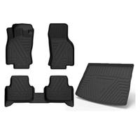 Bac Coffre pour VW pour Golf 8 2021 2022 2023 2024 2025 Tapis SoEt Tapis Coffre TPE Protection Toutes Saisons Antidérapants Double Couche Trunk Liner Mat(4PCS Set)