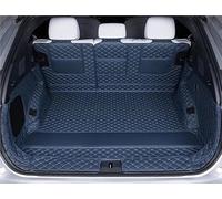 Bac Coffre Tapis Coffre Arrière Doublure Coffre Arrière pour Xpeng pour G6 2024-2026 Protection Chargement Modification Intérieure Cuir Trunk Liner Mat(Blue Full,2024)
