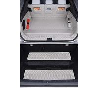 Bac Coffre Tapis Coffre Arrière Doublure Coffre Arrière pour Xpeng pour G6 2024-2026 Protection Chargement Modification Intérieure Cuir Trunk Liner Mat(Grey Full and Lower,2024)