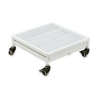 Bac Condensat Clim avec Bac Vidange et roulettes pour Récupérer Les Déversements ou Les Fuites des Réfrigérateurs et Climatiseurs(White,45 * 45 * 14cm/18 x 18 x 6 in)