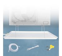 Bac Condensat Clim, Bac de Récupération Des Condensats pour Climatiseur Portable Kit de Drainage pour Climatiseurs CVC Mini Split(Large/400cm hose)