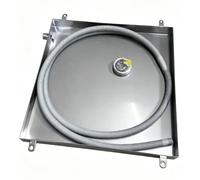 Bac Condensat Clim Bac de Vidange des Condensats en Acier Inoxydable | Bac de Récupération d’Eau pour Condenseur de Climatiseur Extérieur, Drainage HVAC, Bac Métallique de 0,8 mm