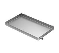 Bac Condensat Clim, Bac de Vidange en Acier Inoxydable 304, Collecteur d'Eau d'Unité Extérieure for AC, Garages, Machine à laver, Empêche les Fuites(70x40x4cm/27.5x15.7x1.5in)