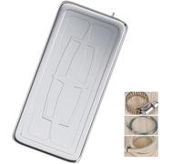 Bac Condensat Clim de Récupération, Bac Condensat Pompe a Chaleur en Acier Inoxydable pour Extérieur avec Kit de Drainage(93x44cm/37x17in)