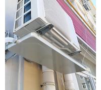 Bac Condensat Clim en Fer Galvanisé, Bac Condensat Pompe a Chaleur, Accessoire pour Climatiseur Applicable à L'unité Extérieure du Climatiseur(91x24cm/36x9in)