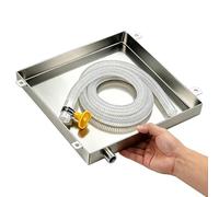Bac Condensat Clim Mobile en Acier Inoxydable 304 avec Sortie de Drainage