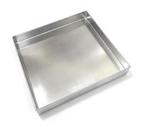 Bac Condensat Clim pour Balcon Inoxydable 304 Bac de Vidange Lave Linge | Mobile Bac de Récupération Multifonctionnel, Durée de Vie de 10 Ans, pour Jardinières de Balcon Hôtels(70x50cm(28x20in))