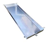 Bac Condensat Clim Stable Inox 304 Bac Égouttement Climatisation Plateau Récupération Eau Profond pour Garage Atelier Cuisine Plantes Options Sur Mesure(110x50cm(43x20in))