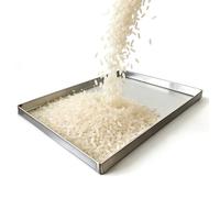 Bac Condensat Climatisation Sans Orifice de Drainage Acier Inoxydable Hauteur 10cm Multifonction pour Climatiseur Mini-Split & Fenêtre Plantes Rotissoire(30x90cm (12x35in))