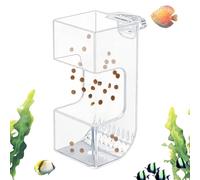 Bac d'alimentation pour Aquarium,Anti-Dispersion Nourriture Qui Coule,Distributeur pour Poissons | Bol Nourrisseur Transparent pour Aquarium pour Poisson Tortue Crevette Vacances Reptile