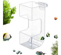Bac d'alimentation pour Aquarium | Conteneur de Nourriture Transparent coulant | Bac Distributeur de Nourriture pour Poisson | Bol Anti-Dispersion pour Poisson Rouge, Tortue, Combattant, Vacances