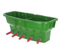 Bac d'allaitement pour bovins avec 5 clapets Kerbl Multi Feeder Vert 30 L