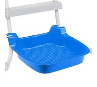 Bac de bain de piscine, bassin de lavage des pieds de piscine, plateau de bain des pieds, 41x40.5x13 cm, portable, bas antidérapant, transport facile, utilisation polyvalente à la maison, plage ou cam