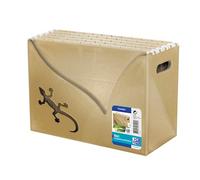 Bac de classement Oxford + 5 dossiers suspendus touareg a4 carte recyclée beige naturel