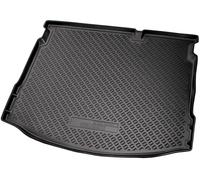Recambo Tapis Coffre Voiture en Caoutchouc de Qualité Supérieure pour Qashqai J10 | 2007-2013 | avec Roue d'Urgence ou Kit de Panne | Ajustement Parfait avec Bord